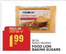 Food Lion FOOD LION BAKING SUGARS offer