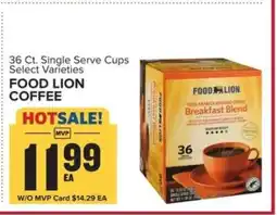 Food Lion Food Lion Coffee offer