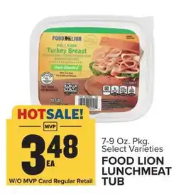 Food Lion FOOD LION LUNCHMEAT TUB offer