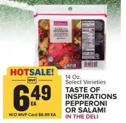 Food Lion TASTE OF INSPIRATIONS PEPPERONI OR SALAMI offer