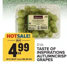 Food Lion TASTE OF INSPIRATIONS AUTUMNCRISP GRAPES offer
