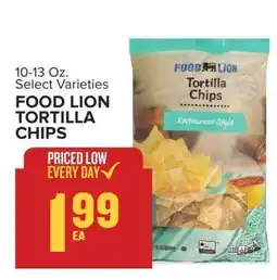 Food Lion FOOD LION TORTILLA CHIPS offer