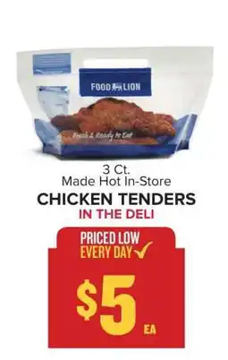 Food Lion Chicken Tenders offer