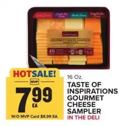 Food Lion Taste of Inspirations Gourmet Cheese Sampler offer