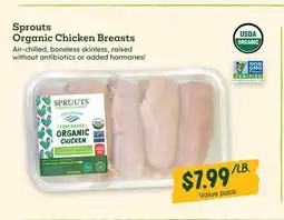 Sprouts Farmers Market Sprouts Organic Chicken Breasts offer
