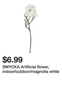 Ikea SMYCKA Artificial flower, indoor/outdoor/magnolia white offer