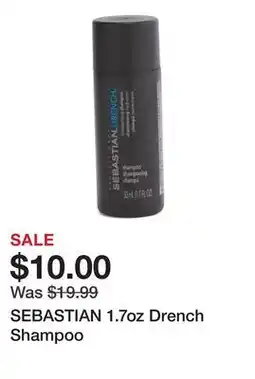 Marshalls SEBASTIAN 1.7oz Drench Shampoo offer