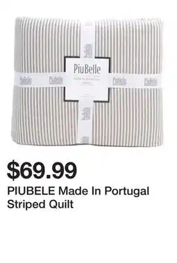 Marshalls PIUBELE Made In Portugal Striped Quilt offer