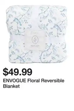 Marshalls ENVOGUE Floral Reversible Blanket offer