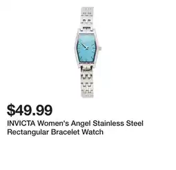 Marshalls INVICTA Women's Angel Stainless Steel Rectangular Bracelet Watch offer