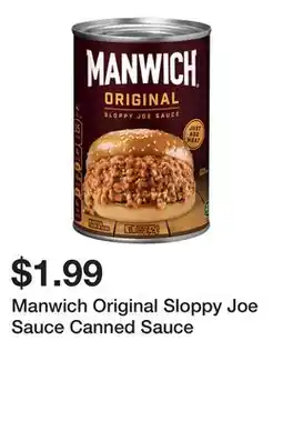 Wegmans Manwich Original Sloppy Joe Sauce Canned Sauce offer