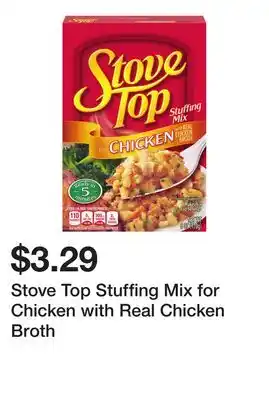 Wegmans Stove Top Stuffing Mix for Chicken with Real Chicken Broth offer