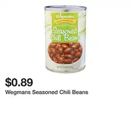 Wegmans Wegmans Seasoned Chili Beans offer
