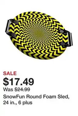 Tractor Supply Company SnowFun Round Foam Sled, 24 in., 6 plus offer