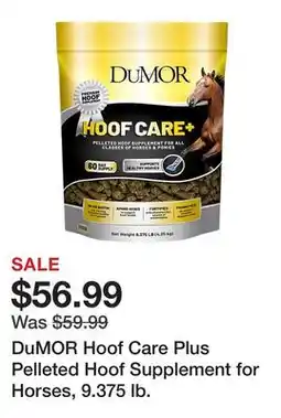Tractor Supply Company DuMOR Hoof Care Plus Pelleted Hoof Supplement for Horses, 9.375 lb offer