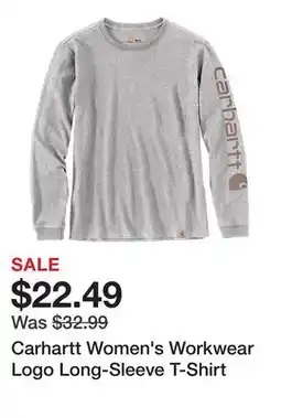 Tractor Supply Company Carhartt Women's Workwear Logo Long-Sleeve T-Shirt offer