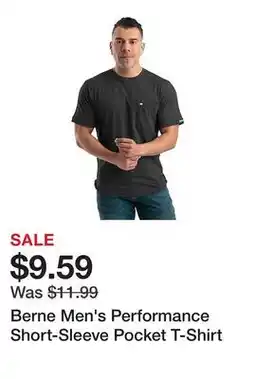 Tractor Supply Company Berne Men's Performance Short-Sleeve Pocket T-Shirt offer