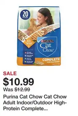 Tractor Supply Company Purina Cat Chow Cat Chow Adult Indoor/Outdoor High-Protein Complete Chicken Recipe Dry Cat Food offer