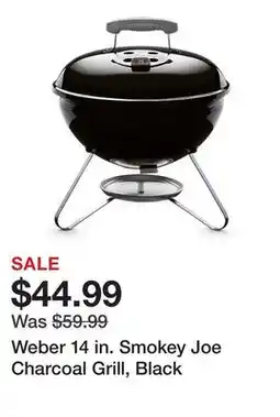 Tractor Supply Company Weber 14 in. Smokey Joe Charcoal Grill, Black offer