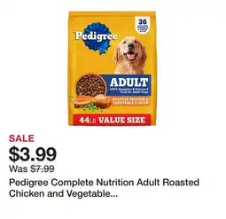 Tractor Supply Company Pedigree Complete Nutrition Adult Roasted Chicken and Vegetable Flavor Dry Dog Food offer