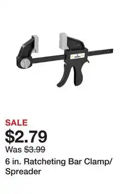 Harbor Freight Tools 6 in. Ratcheting Bar Clamp/Spreader offer