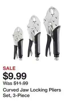 Harbor Freight Tools Curved Jaw Locking Pliers Set, 3-Piece offer