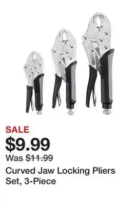 Harbor Freight Tools Curved Jaw Locking Pliers Set, 3-Piece offer