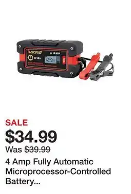 Harbor Freight Tools 4 Amp Fully Automatic Microprocessor-Controlled Battery Charger/Maintainer offer