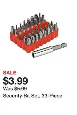 Harbor Freight Tools Security Bit Set, 33-Piece offer