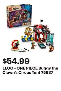 Best Buy LEGO - ONE PIECE Buggy the Clown's Circus Tent 75637 offer