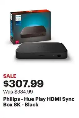 Best Buy Philips - Hue Play HDMI Sync Box 8K​ - Black offer