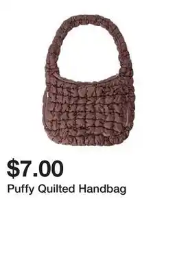 Five Below Puffy Quilted Handbag offer