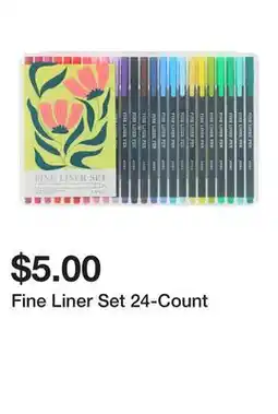 Five Below Fine Liner Set 24-Count offer