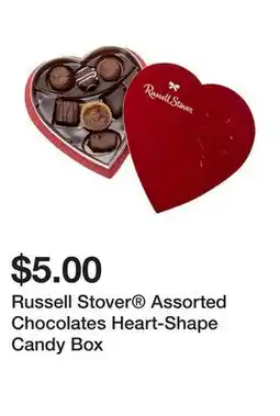 Five Below Russell Stover Assorted Chocolates Heart-Shape Candy Box offer