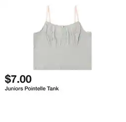 Five Below Juniors Pointelle Tank offer
