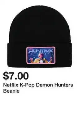 Five Below Netflix K-Pop Demon Hunters Beanie offer
