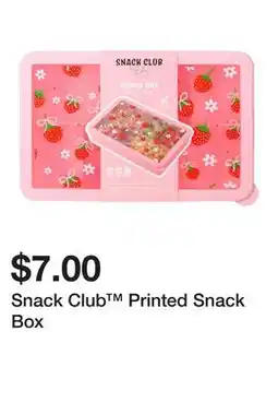 Five Below Snack Club Printed Snack Box offer