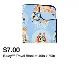 Five Below Bluey Travel Blanket 40in x 50in offer
