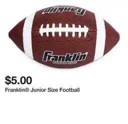 Five Below Franklin Junior Size Football offer