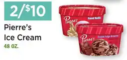 Heinen's Pierre's Ice Cream offer
