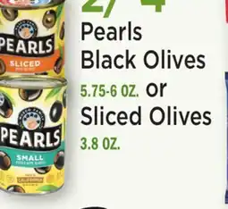 Heinen's Pearls Black Olives 5.75-6 OZ. or Sliced Olives 3.8 OZ offer