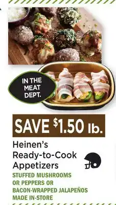 Heinen's Heinen's Ready-to-Cook Appetizers offer
