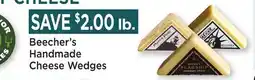 Heinen's Beecher's Handmade Cheese Wedges offer