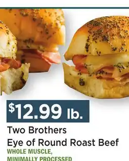 Heinen's Two Brothers Eye of Round Roast Beef offer