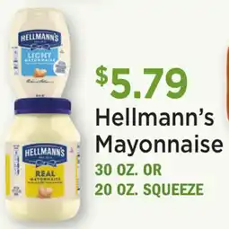 Heinen's Hellmann's Mayonnaise offer