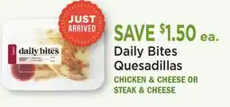 Heinen's Daily Bites Quesadillas offer