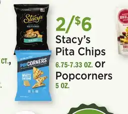 Heinen's Stacy's Pita Chips 6.75-7.33 OZ. or Popcorners 5 OZ offer