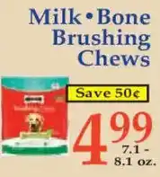 Market Basket Milk Bone Brushing Chews offer