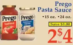Market Basket Prego Pasta Sauce offer