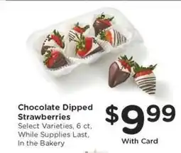 Kroger Chocolate Dipped Strawberries offer